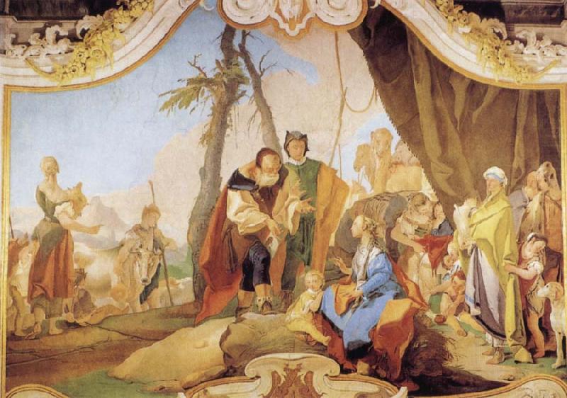 Rachel Hiding the Idols from her Father Laban, Giovanni Battista Tiepolo